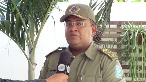 Tenente-coronel John Feitosa, relações públicas da Polícia Militar (Crédito: Rede Meio Norte)