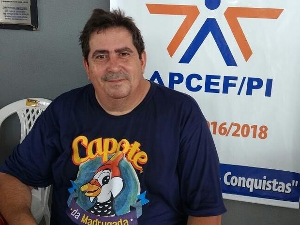 Mário Aragão Pereira, presidente do bloco Capote da Madrugada (Crédito: Ascom/APCEF/PI)