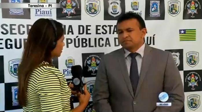 Secretário de Segurança Pública, capitão Fábio Abreu