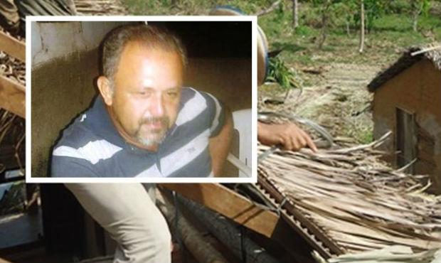 Teto de casa de palha desaba e mata homem em São João do Arraial
