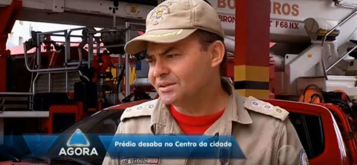 Major José Veloso, diretor de serviços técnicos do Corpo de Bombeiros (Crédito: Rede Meio Norte)