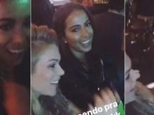 Anitta e Ludmila Dayer vão de penetras em festa de Samuel L.Jackson