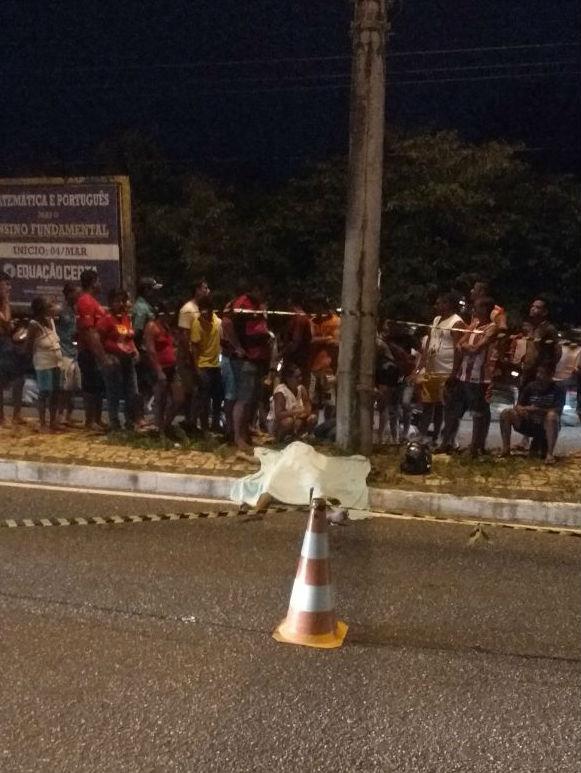 Local onde ocorreu o acidente (Crédito: Reprodução)