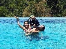 Wanessa Camargo curte dia de piscina e compartilha foto na web