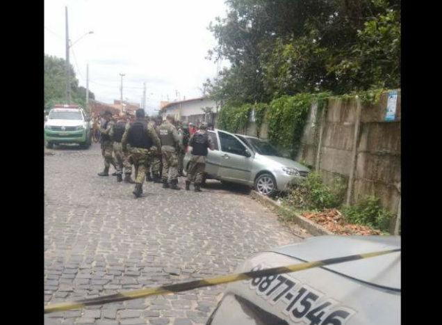 Local onde os dois acusados foram mortos (Crédito: Reprodução)