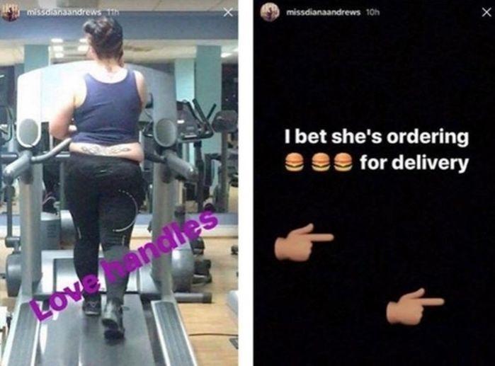 Fisiculturista faz post criticando mulher que estava na esteira