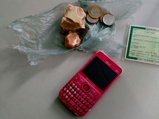 Celular encontrado com o acusado (Crédito: Divulgação)