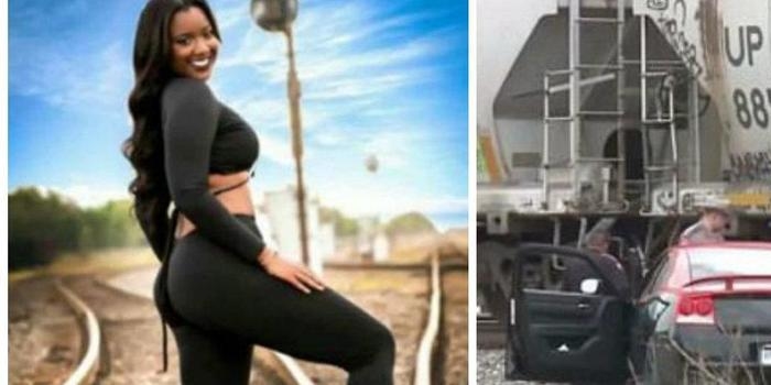 Modelo grávida morre após ser atingida por trem ao fazer fotos