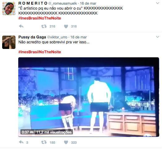 Inês Brasil e Danilo Gentili tiram a roupa, viram assunto na web