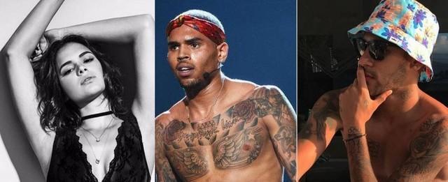 Neymar manda recado para Chris Brown após cantor seguir Marquezine