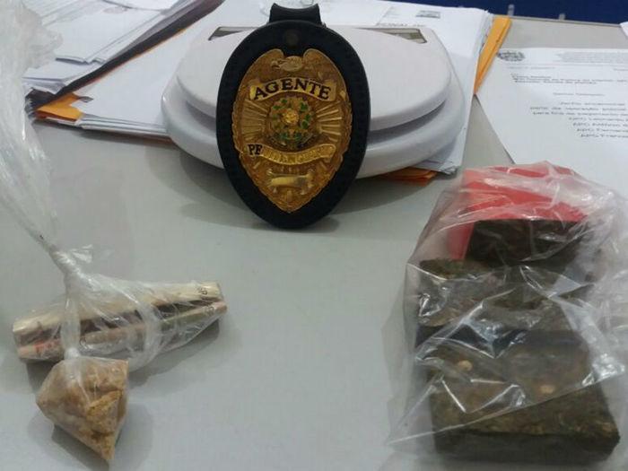 Droga apreendida com as acusadas em Esperantina (Crédito: Divulgação)