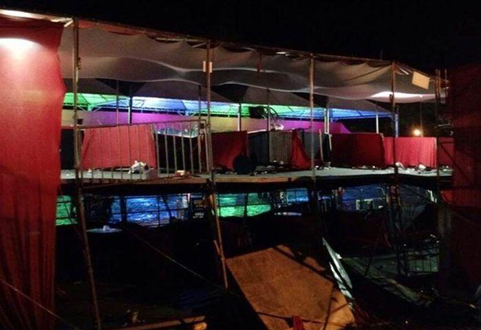 Camarote desaba em show sertanejo e 27 pessoas ficam feridas