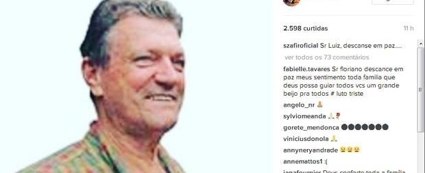 Luciano Szafir lamenta morte do pai de Xuxa: "Descanse em paz"