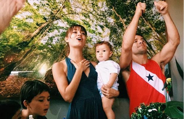 Sophie Charlotte e Daniel de Oliveira celebram aniversário de Otto