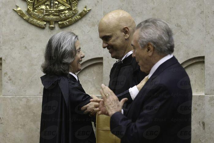 Alexandre de Moraes toma posse no STF
