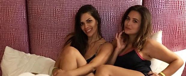 'Melhor do que muito homem', diz Geisy Arruda após noite com amiga