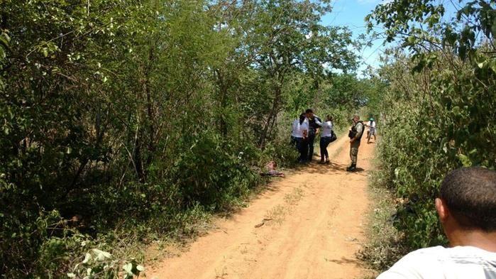 Estrada onde o corpo foi encontrado próximo de Padre Marcos (Crédito: piauiemfoco)