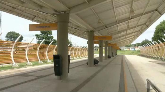 Terminal de Integração do bairro Bela Vista (Crédito: Rede Meio Norte)