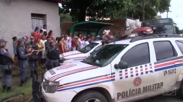 Polícia Militar foi acionada (Crédito: TV Mirante)