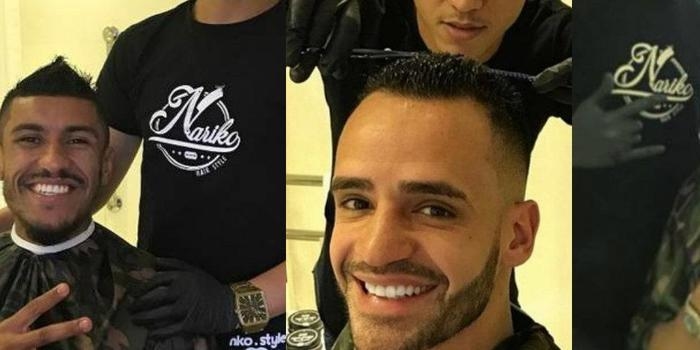Jogadores da seleção retocam visual antes de jogo contra Paraguai