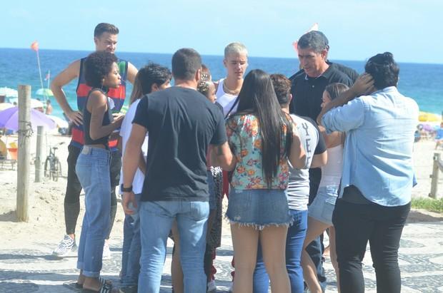 Justin Bieber em praia