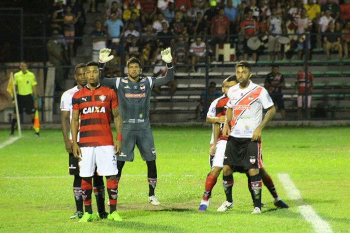 Vitória-BA bateu o River por 3 a 2 (Crédito: Victor Costa)