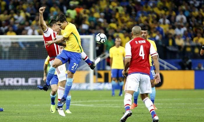Brasil venceu Paraguai por 3 a 0