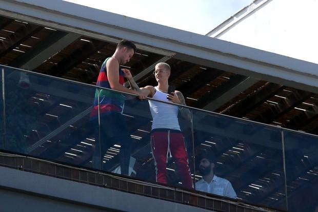 Justin Bieber em hotel carioca