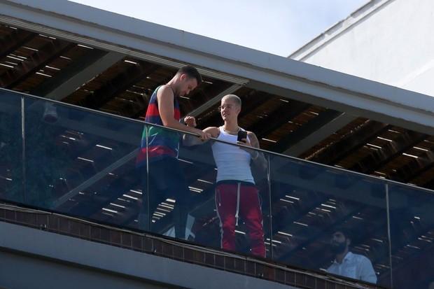 Justin Bieber em hotel carioca