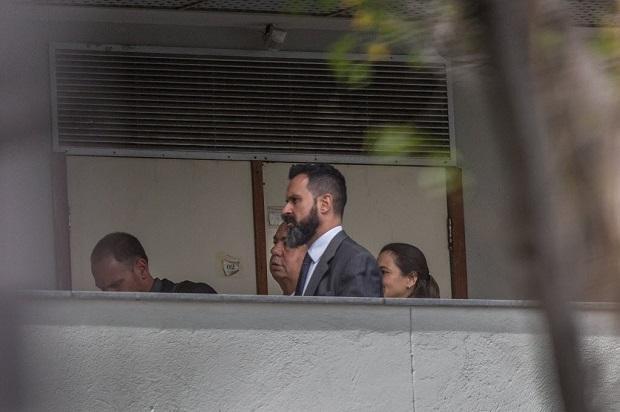 Jorge Picciani chega à PF
