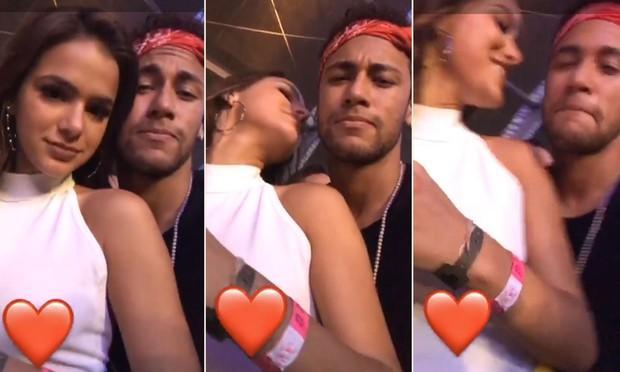 Bruna Marquezine e Neymar curtem show após classificação do Brasil