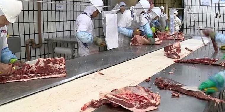 250 toneladas de carne brasileira embarcam após risco de descarte