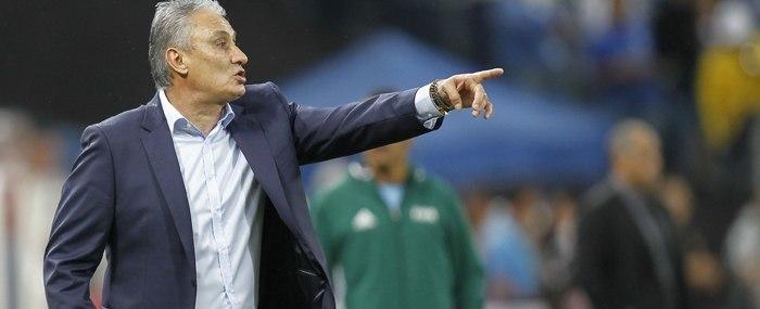 Tite comemora vaga antecipada para a Copa do Mundo na Rússia