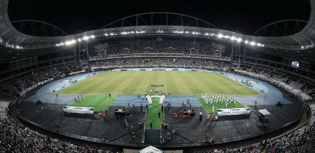 O Engenhão vai receber as torcidas de Flamengo e Fluminense na final da Taça Guanabara (Crédito: Reprodução)