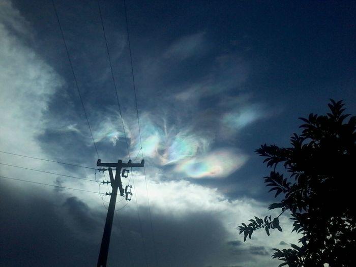 Fenômeno no céu de Lagoa do Sítio intriga moradores (Crédito: Alderismar/Arquivo Pessoal)