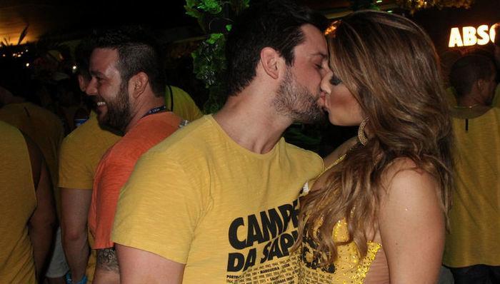 Renata Dominguez e o namorado, Márcio Bruzzi