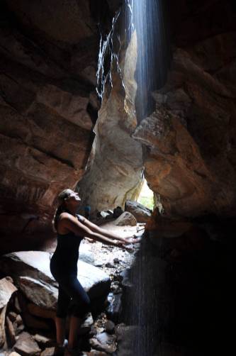 Fundo de canyon do Inferno, na Serra da Capivara, próximo à São Raimundo Nonato (Crédito: 1000dias)