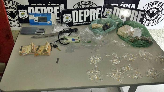 Droga apreendida (Crédito: Reprodução)