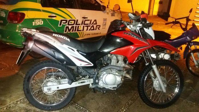 Moto roubada por Aderlan Rocha de Sousa (Crédito: Divulgação)