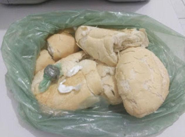 Droga encontrada dentro de pães em Fronteiras (Crédito: Divulgação)