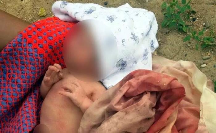 Bebê é encontrado ainda com cordão umbilical  no Mato Grosso