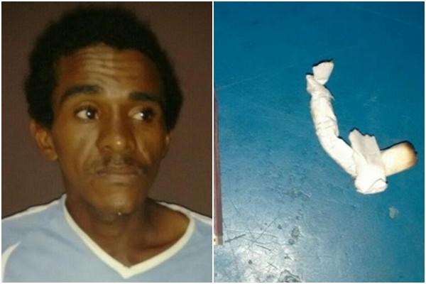 Homem é flagrado consumindo drogas dentro de escola pública