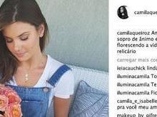 Camila Queiroz publica mensagem tocante após morte do pai