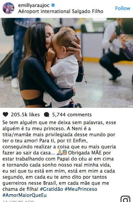 Emilly Araújo é recebida por multidão em aeroporto de Porto Alegre
