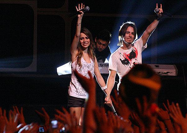 Sandy & Junior no show de despedida