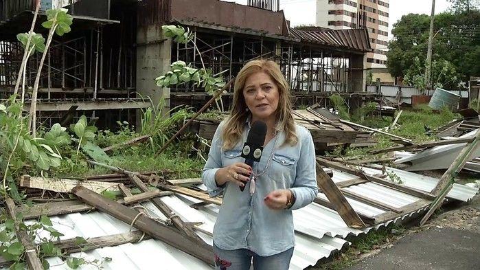 A repórter Cinthia Lages (Crédito: Arquivo/MN)