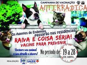 Começa a campanha de vacinação antirrábica em Luzilândia