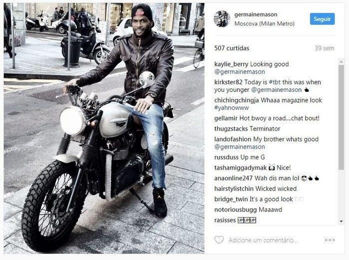 Germaine Mason sofreu um acidente de moto em Kingston, na Jamaica (Crédito: Getty)