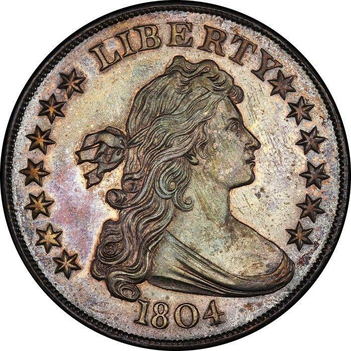 Moeda de dólar de 1804 (Crédito: Reuters)