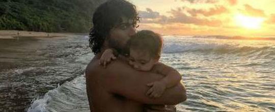 Jesus Luz curte viagem a Fernando de Noronha com a filha